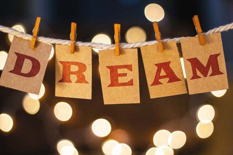 Dream Concept Clipped Cards and Lights